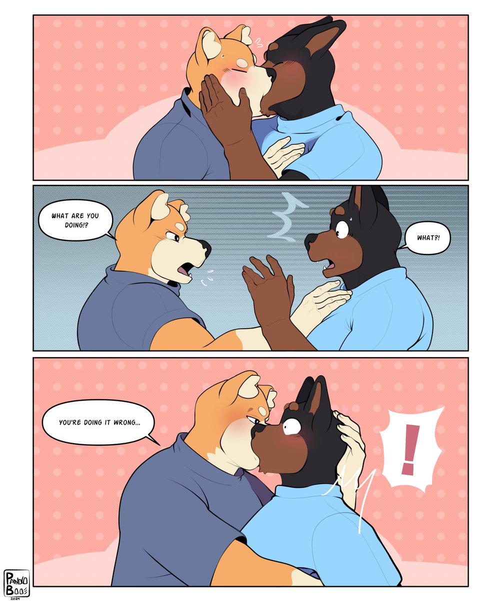 PandoBoo's tweet image. Drinks, love, and confusion...

✨Gay dogs✨

#PandoComic