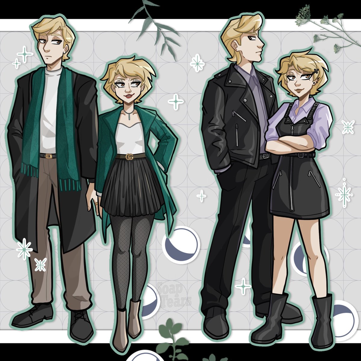 Soap_Tears's tweet image. Fashion page comms open on VGen!✨ #VGenComm #ocs