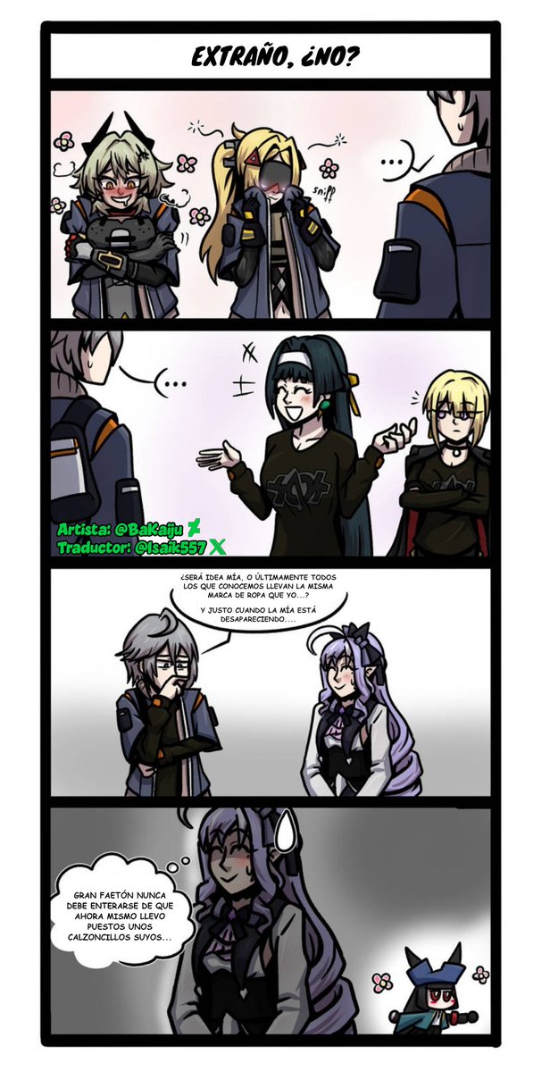 Isaik557's tweet image. Sospechoso...
Spanish translation.
Disfruten.
Artista: BaKaiju
#zzzero #zzzerofanart #ZenlessZoneZero