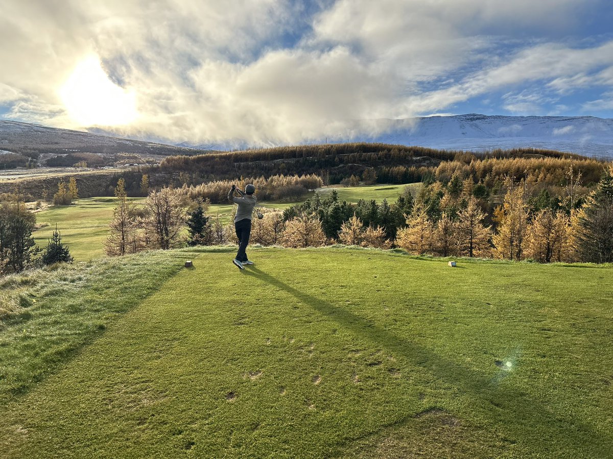 stevenwhite28's tweet photo. @jamierkennedy Akuryeri and then Siglo. Stunning courses up north https://t.co/JhZ4ptCnhx
