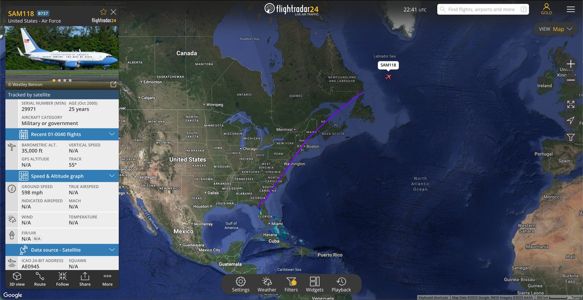 liese_riese's tweet image. 🇺🇸 USAF C-40 Clipper VIP transport active from MacDill AFB

SAM118 01-0040 #AE0945