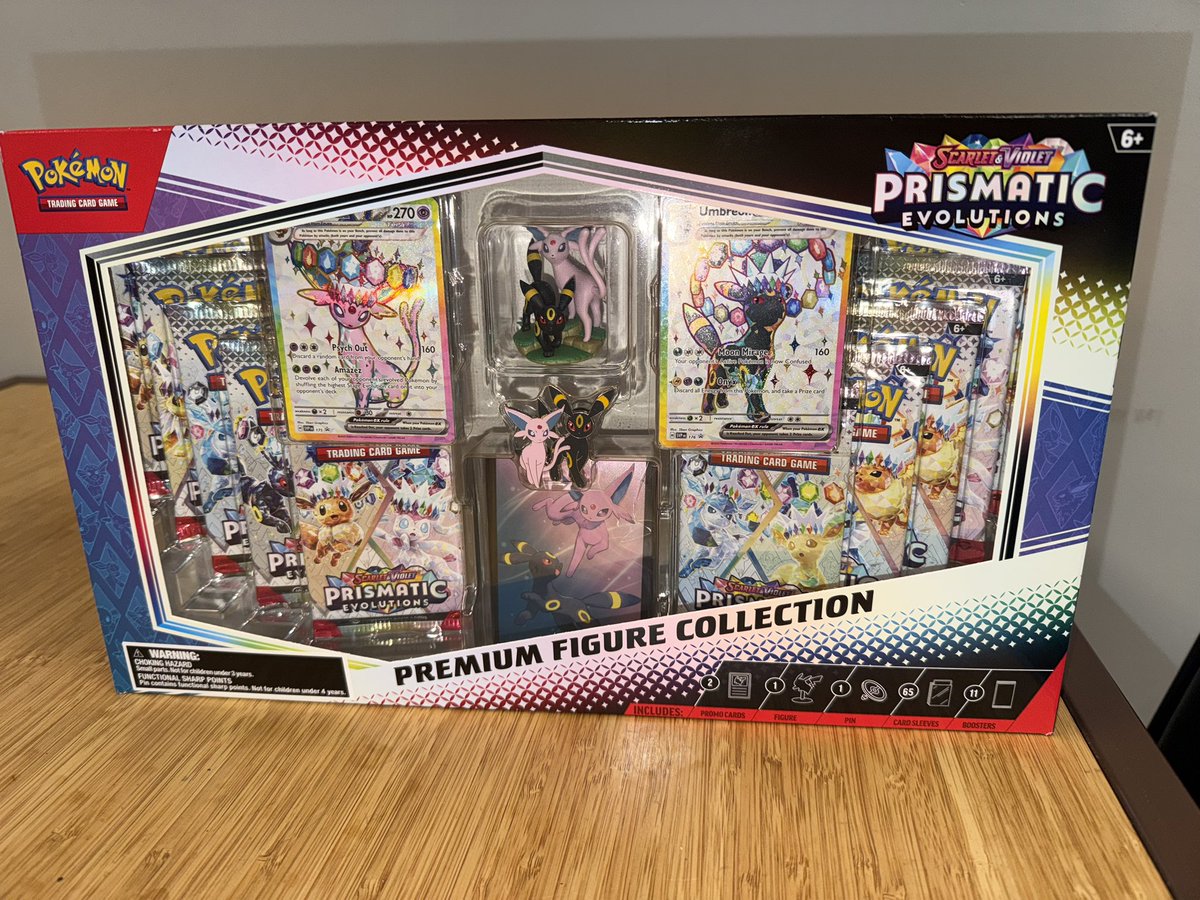 marithekittyx's tweet image. opened some espeon and umbreon prismatic pokémon cards with @RobopolyGaming today