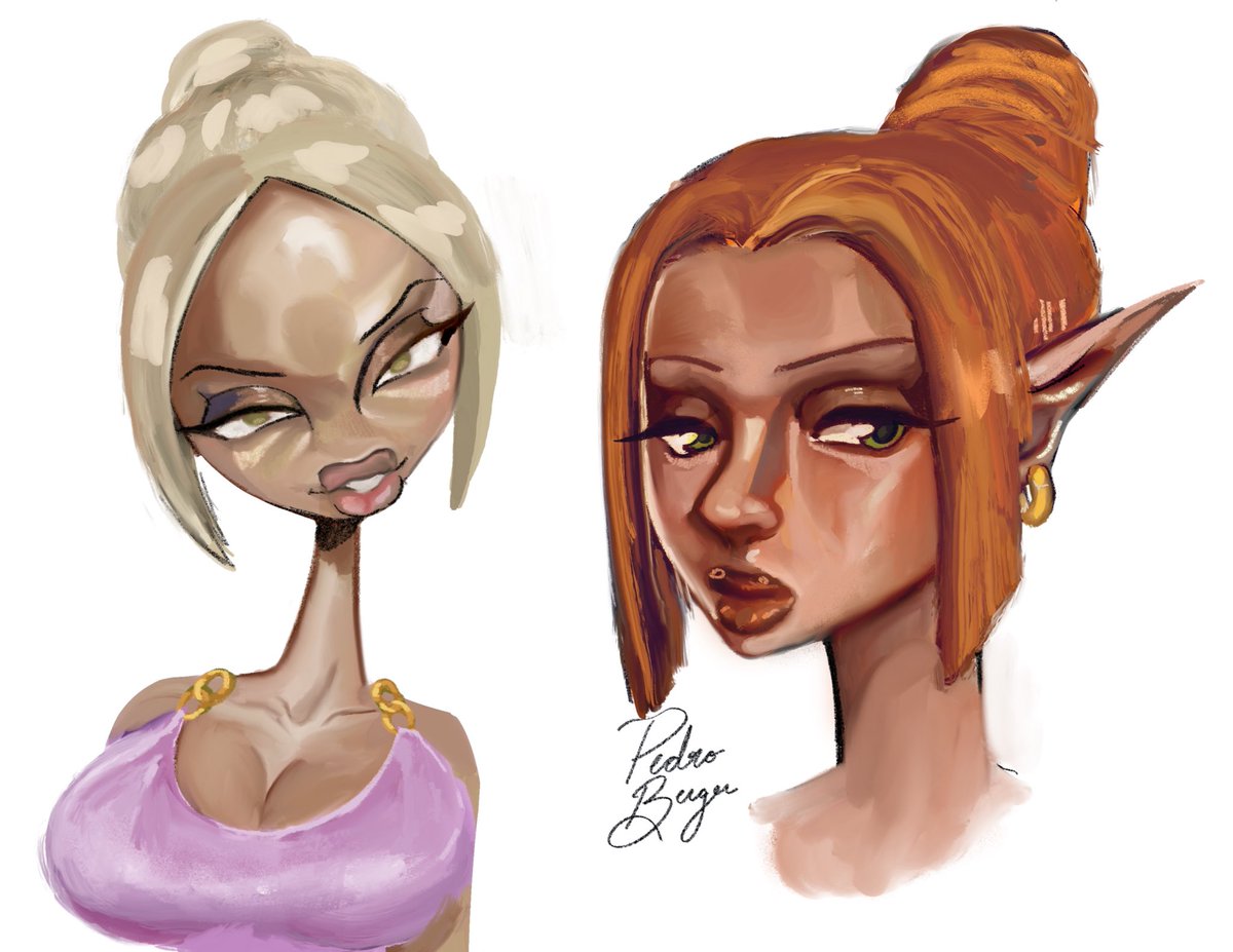 I've been drawing in different OC's art styles. This one is Pedro's, he's a teenage boy that likes fantasy stuff