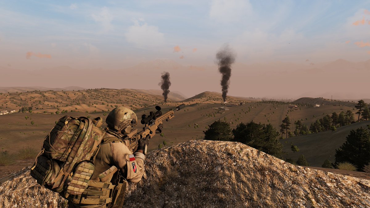StowMarines's tweet image. Our campaign Operation Warpath has come to an end. The final mission had us fighting separatists in order to help the Takistani government. It was hectic, but fun. Of course, we took a group pic.

Here are some photos from the mission.

#arma3 #arma #unit #milsim
@ArmaPlatform
