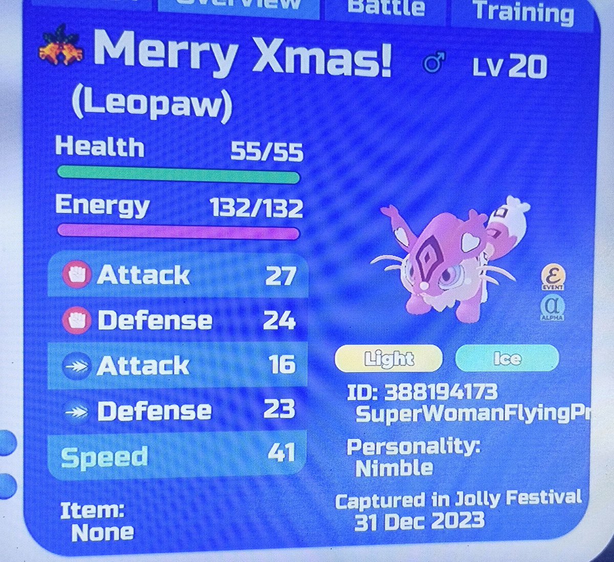 lunny_the's tweet photo. Giving away an Alpha Leopaw for fun.
Just like and retweet to join. And maybe comment down what features you wish LTS can add into LL.

Since Christmas is (almost?) near like a month away, I'll be doing some small giveaways for fun... And also to make my account more lively again https://t.co/ZQCsUFImI6