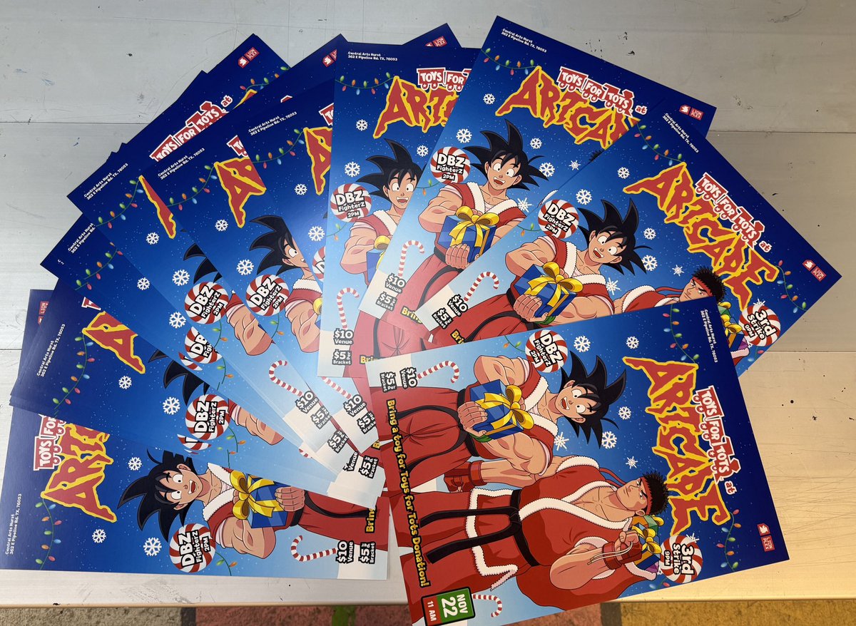 Whoops forgot to post this earlier! 
We’re open today for <a href="/StealTheShank/">StealTheShank_FGC</a> ‘s Superdash V13.  
Tune in at twitch.tv/stealtheshank 
10 dollars to get in 5 per game! 
DBFZ is almost done. 
3rd Strike starts at 9pm! 
We have plenty of set ups for casuals.  
Bring a toy that’s more