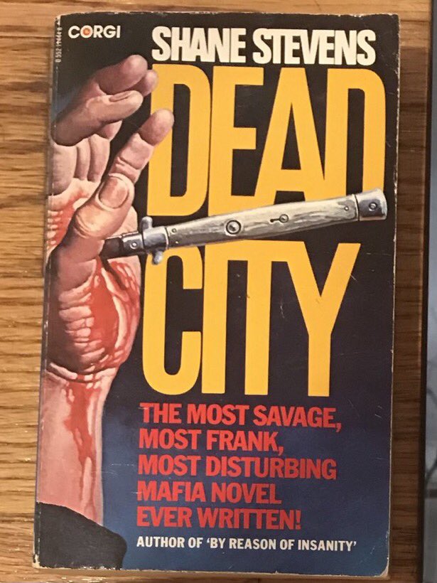 ThraxMaximilian's tweet image. Now that BLOODY PULP has returned, there’s no better time to hear the episode that Wolfman, Thomas, and I did on Shane Stevens’s immortal gangster novel Dead City