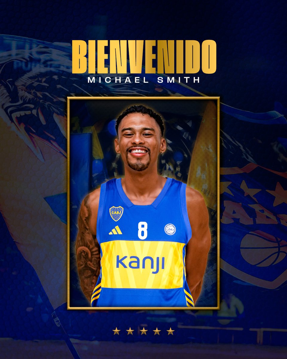 BasquetBocaJrs's tweet image. ¡Ahora si, Mike! 😁

Michael Smith se convierte en nueva ficha xeneize para la temporada 2025/2026.

#DaleBoca 🔵🟡🔵