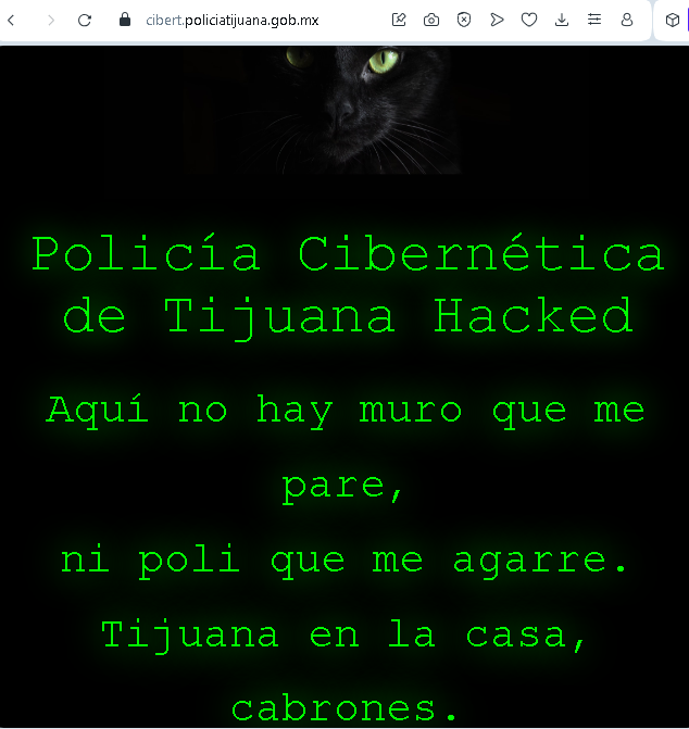SonoraCiber's tweet image. 🚧🚨¡CIBERALERTA!🚨🚧 Confirmamos el anuncio de
@ivillasenor, el sitio web correspondiente a &quot;SISTEMAS DE PREVENCIÓN DE DELITOS CIBERNÉTICOS&quot; del dominio policiatijuana.gob.mx ha sufrido un dafecement.
@victor_ruiz
@hiramcoop
@HackersOIHEC