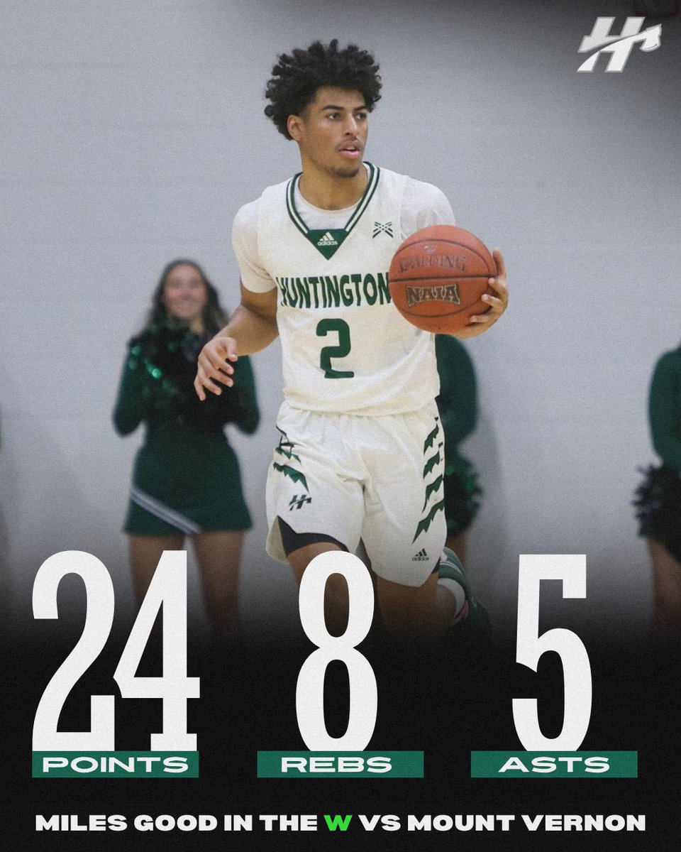 HuntingtonHoops's tweet image. Took care of business tonight. 📊