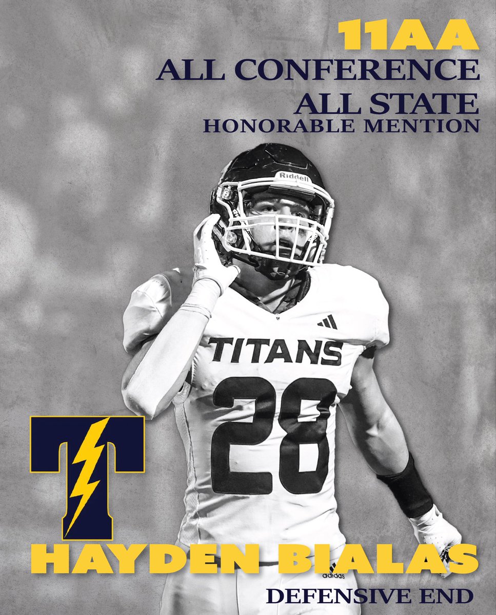 I’m honored to awarded the 11AA All conference team and 11AA All State Team Honorable Mention