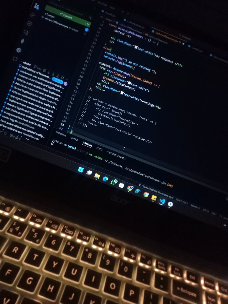 harshapc0109's tweet image. “Just spent 2 whole hours debugging my React app like a madman 🔥
Turned out I used {} instead of () in an arrow fn → return was missing
React gave ZERO useful errors, just silent death 😭
Finally fixed it 😂
#ReactJS #WebDev #100DaysOfCode”