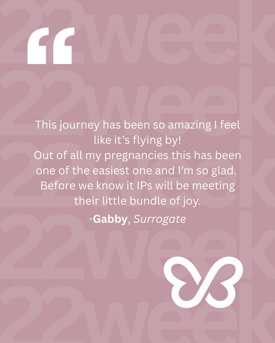 surrogatefirst's tweet image. Gabby continues to carry with so much grace, purpose and heart on her 22nd week.

Learn more about starting your own surrogacy journey at surrogatefirst.com

#SurrogateFirst #22Weeks #SurrogateJourney #PregnantWithPurpose #SurrogateStrong #SurrogacySupport  #IVFCommunity