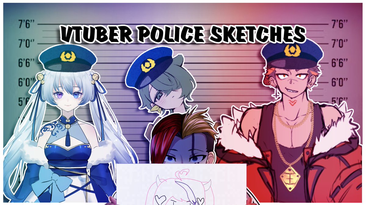 《TONIGHT @ 8PM EST》
🚨My squad will be drawing you ON-THE-RUN VTUBERS! 🏃💨

But we only caught a glimpse of you...so they're doing it by DESCRIPTION ONLY! 

Let's see if their drawings will be enough to catch you!

LINKS DOWN BELOW 🔗🔽