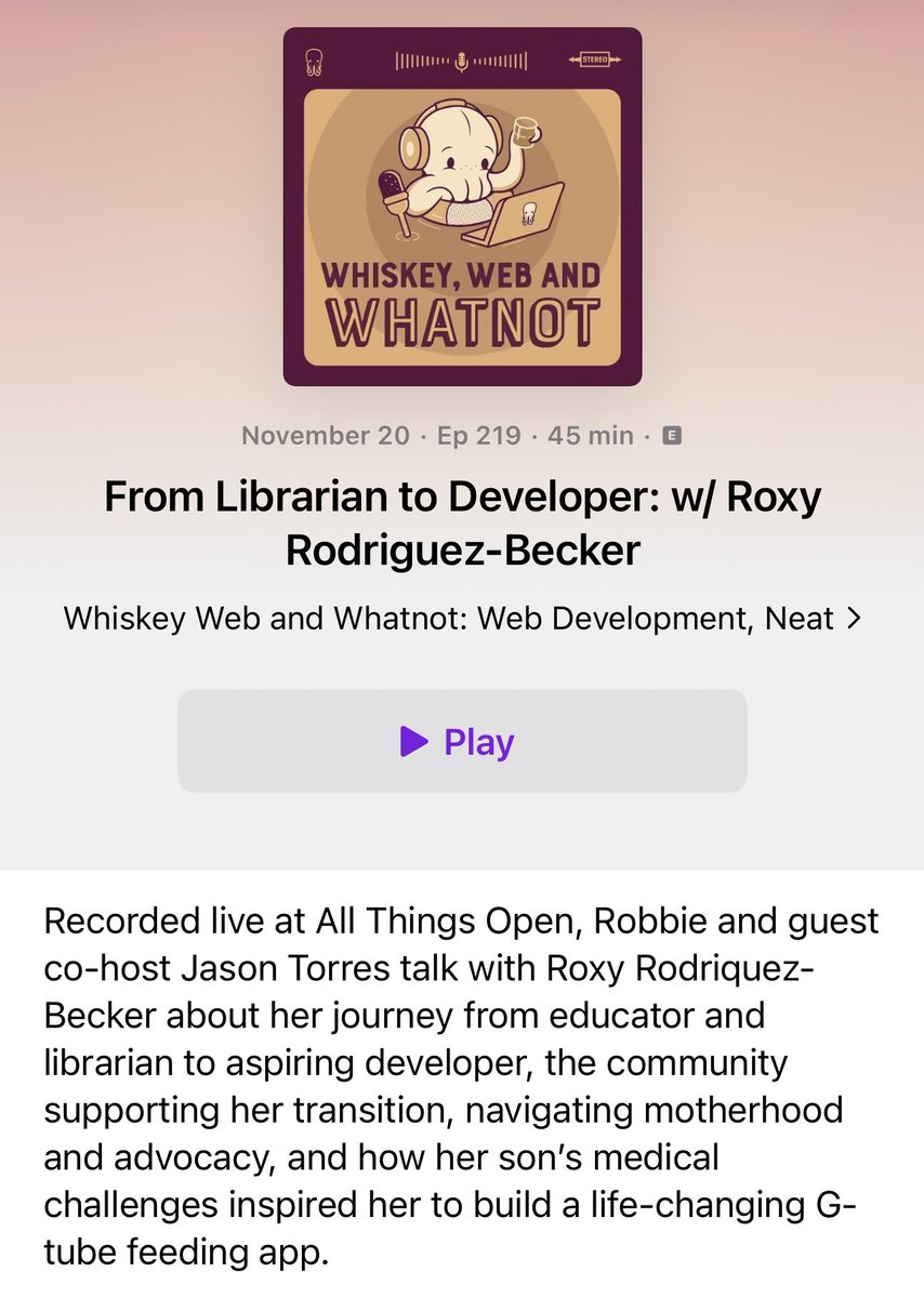 What the heck. 😆
I didn’t realize this was out or that this was going to be published.
How cool!! Thanks <a href="/whiskeywebfm/">Whiskey Web and Whatnot: Web Development, Neat</a> <a href="/RobbieTheWagner/">Robbie Wagner</a> <a href="/TasonJorres/">Jason Torres</a>