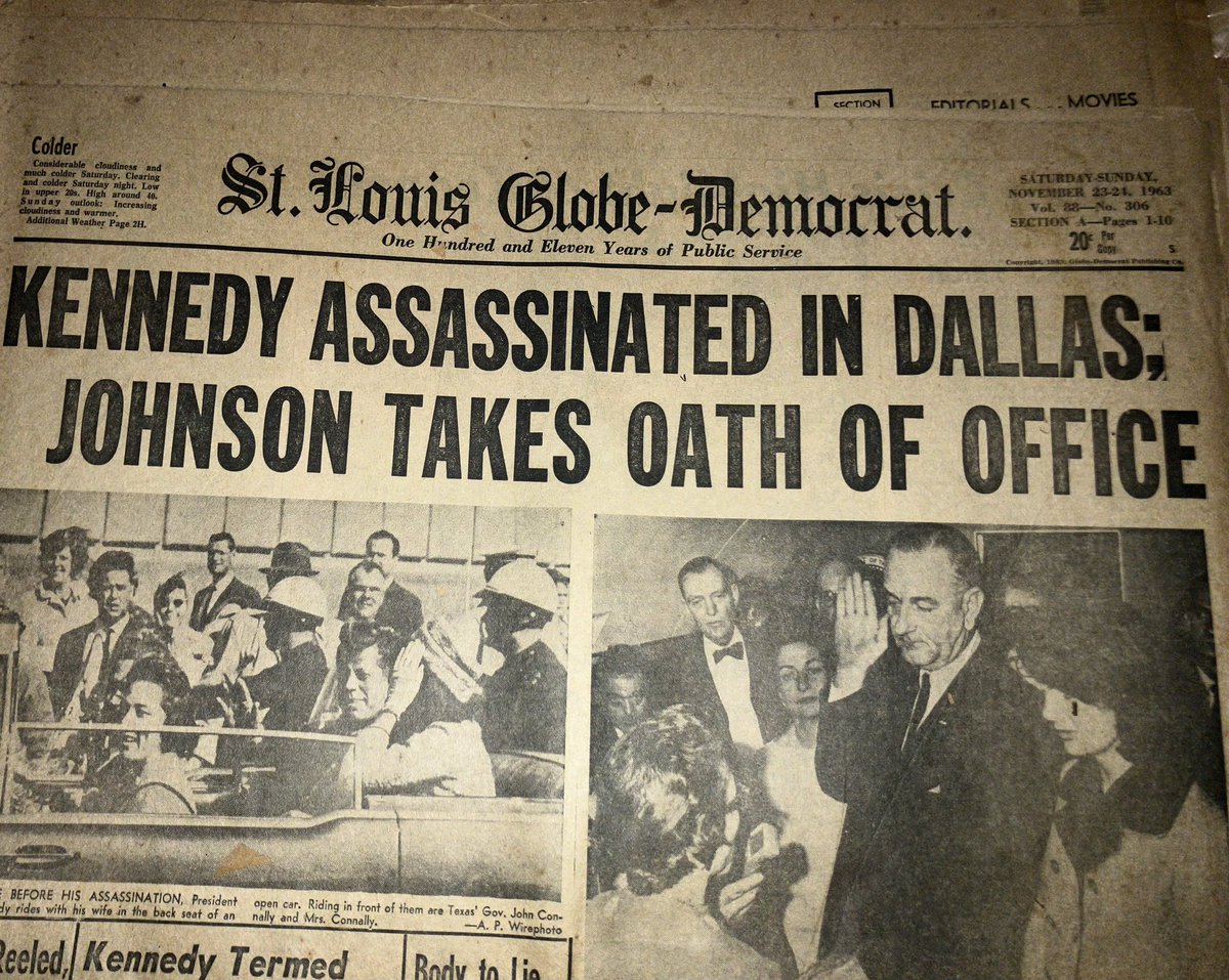 jonhutch2011's tweet photo. On this date in 1963, President John F. Kennedy was assassinated in Dallas, Texas. https://t.co/b2ho0F9C77