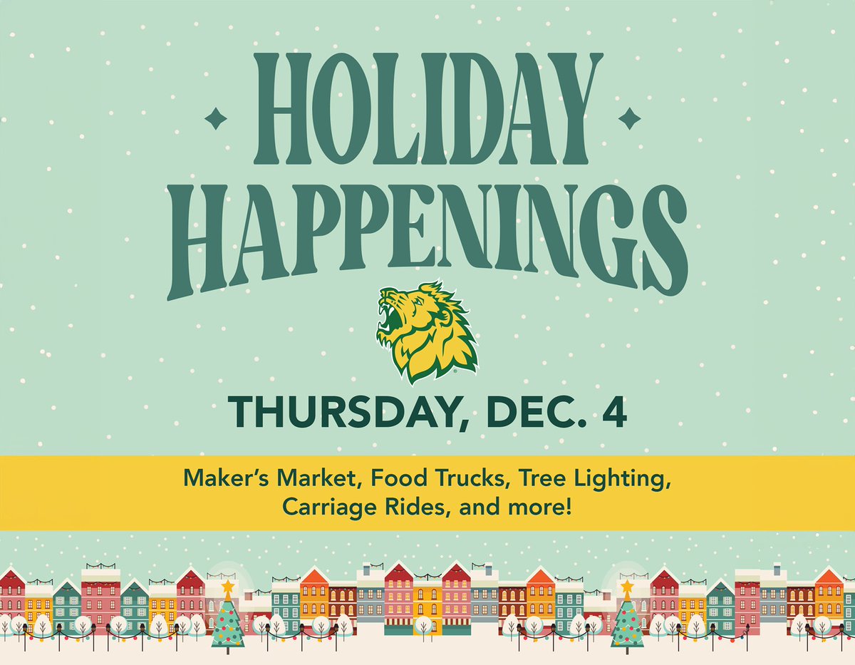 Mark your calendars and join us for Holiday Happenings at Missouri Southern—an evening filled with festive music, delicious food, carriage rides, photos with Santa, and the Holiday Makers Market craft fair.

Don’t miss this celebration of the season!