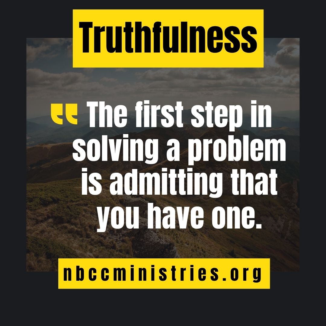 NBCC_Ministries's tweet image. The first step to solving a problem is admitting that you have one.