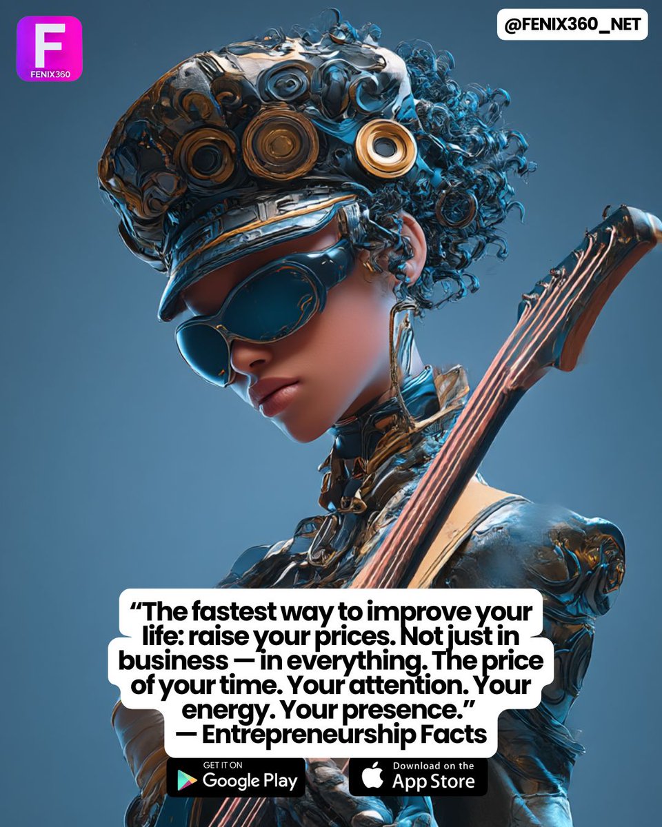 fenix360_net's tweet image. When you raise your standards, your life follows.
FENIX360 is for creators who know their worth. 💼
#FENIX360 #ValueYourself