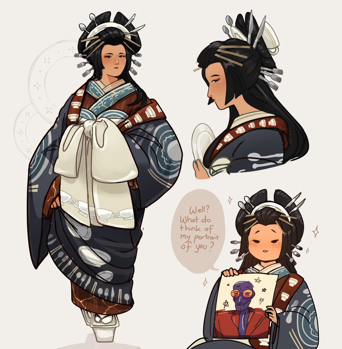 joydoesathing's tweet image. some genderswapped dateables doodles 

 #dateeverythinggame
#dateeverything