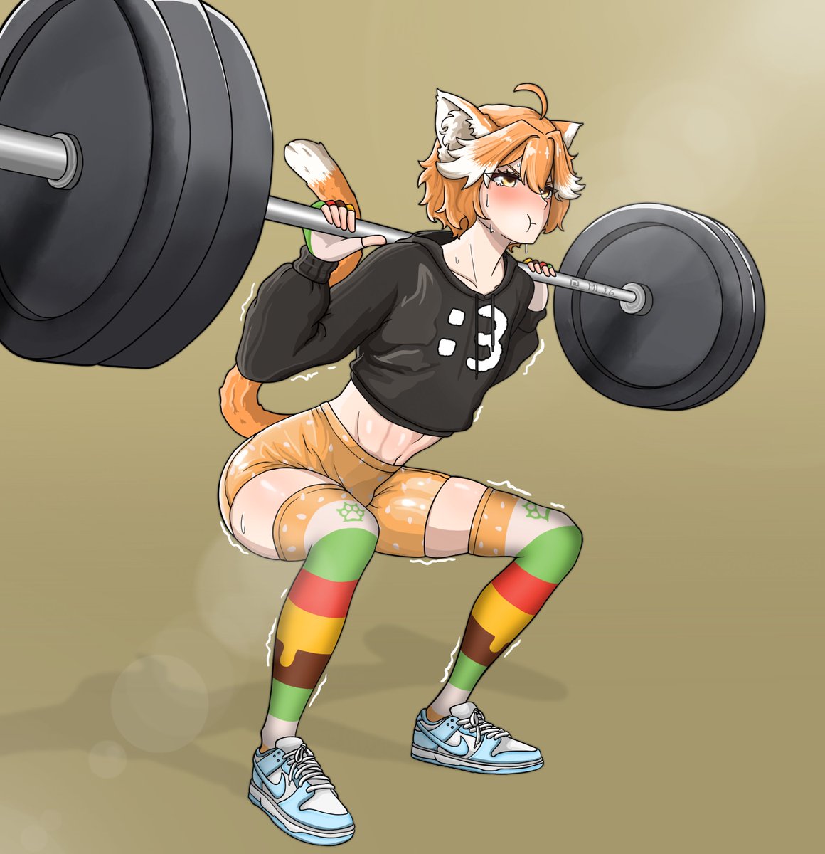 femboysando's tweet image. Certified Gym-Cat // @AngyPaws socks dropping soon :D
🎨 by @_ML16_