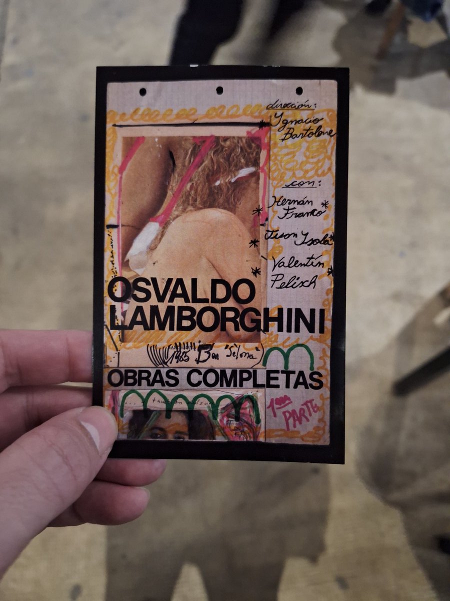 No se pierdan Osvaldo Lamborghini: Obras completas, una invocación oscura e irrepetible, un exorcismo a uno de nuestros más grandes escritores, queda una última función.
