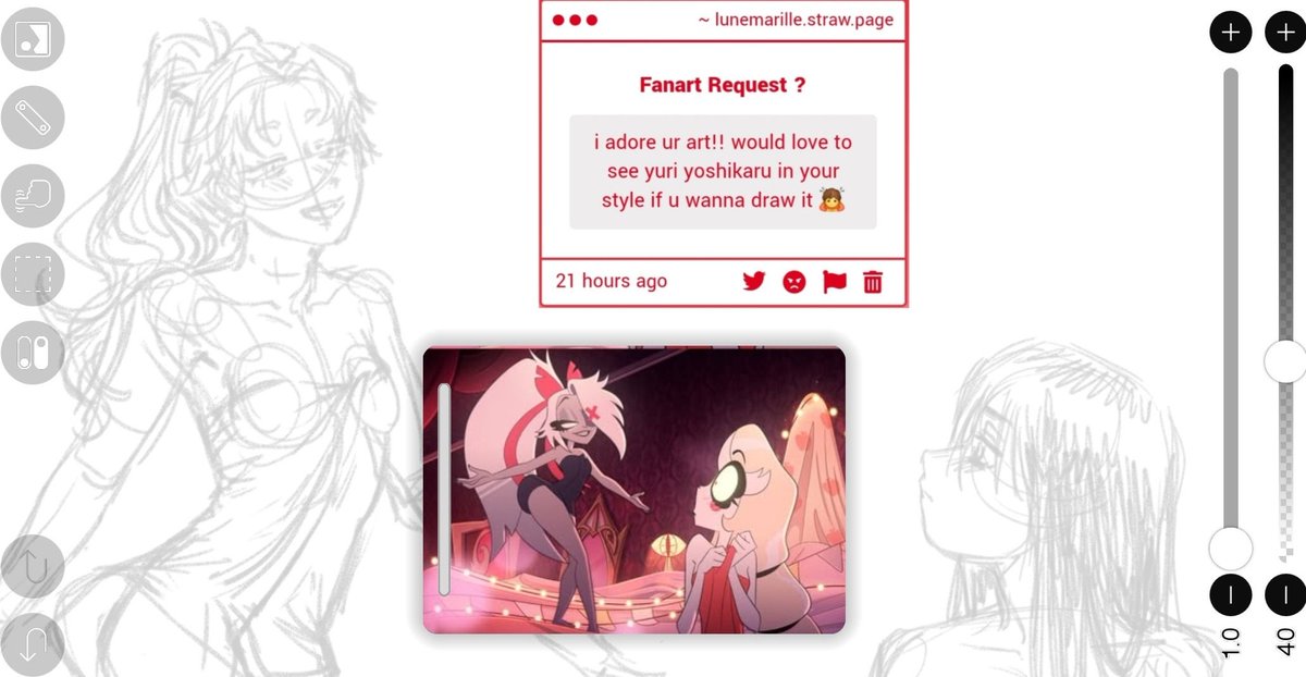 feeding y'all some wip since i'm excited about this #wip #hazbinhotel #光が死んだ夏