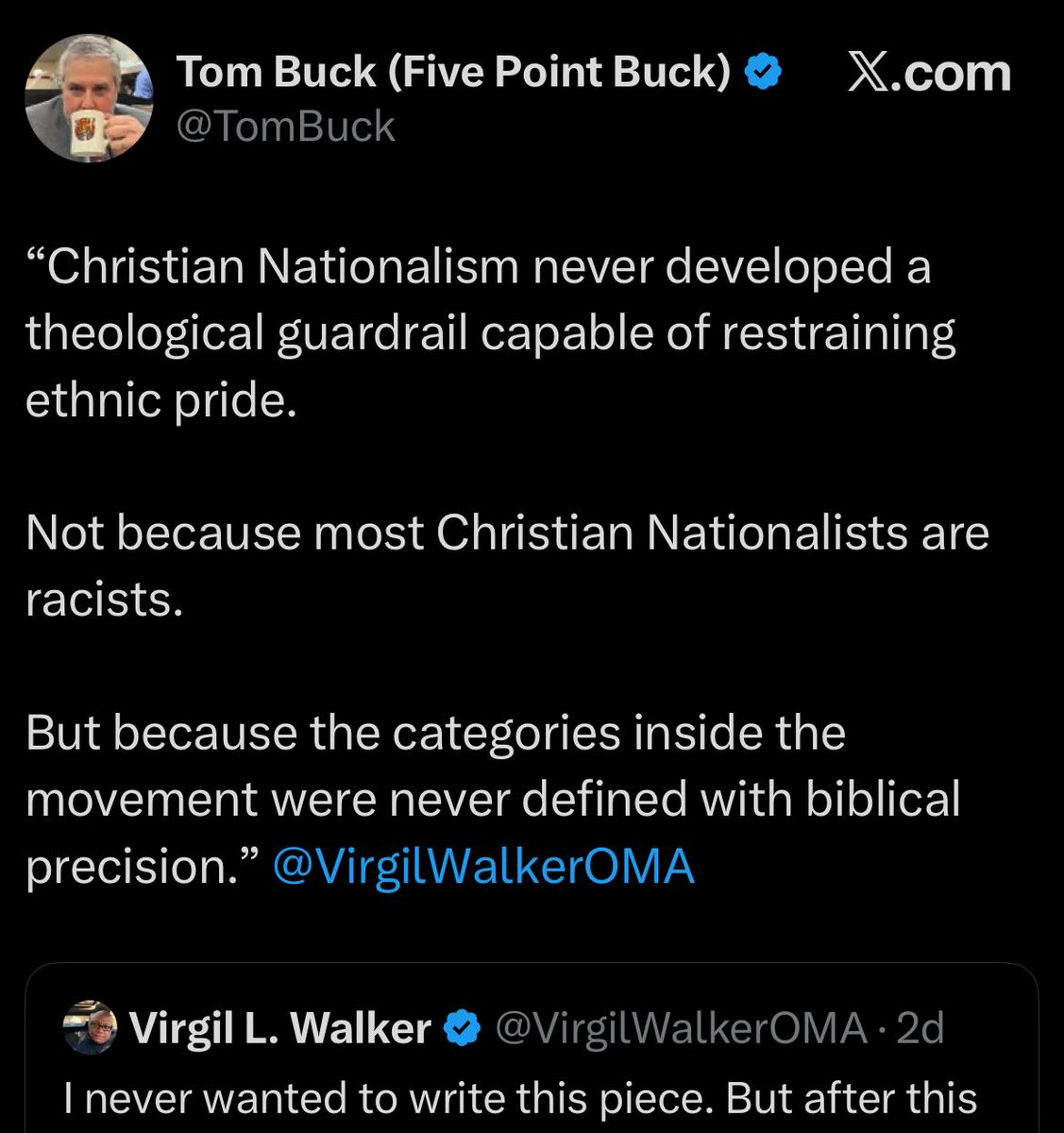 blakecallens's tweet image. Both of these guys went very publicly in with some of the worst CNs and the AmRef set, but now that the vibes shifted this week they’re going to pretend they stood principled and aloof. And the devotees will gobble up and regurgitate every word of it. Total cognitive dissonance.