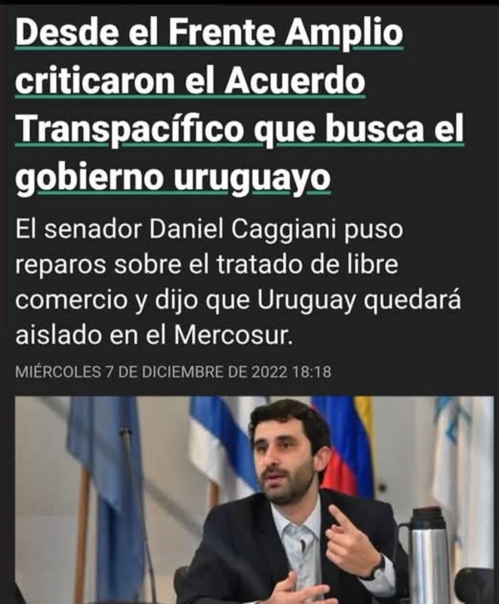 Cqpaz eran muy chicos, pero no hace mucho tiempo, el FA criticaba el acuerdo, al que hoy salen a aplaudir.
