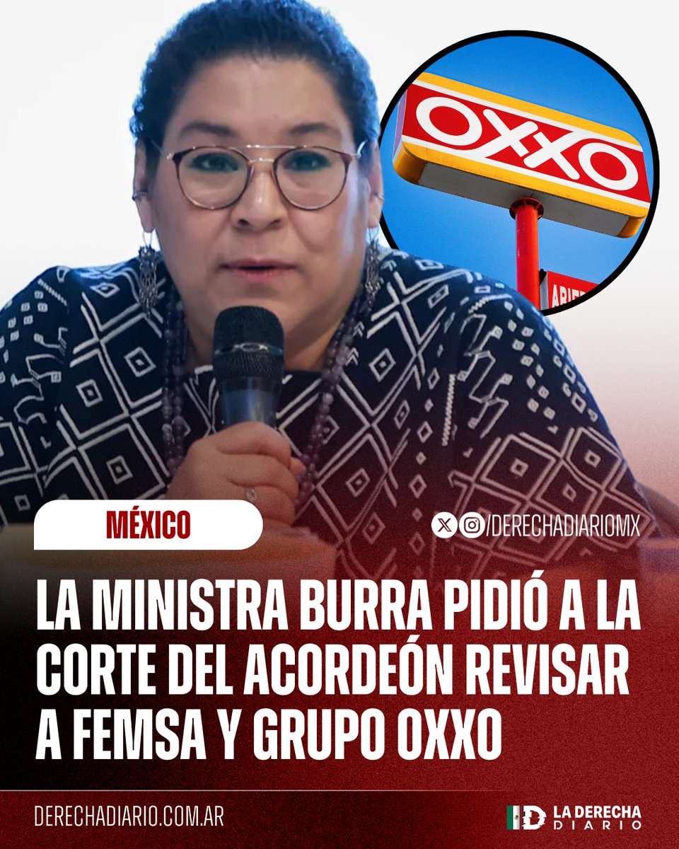 DerechaDiarioMX's tweet image. 🚨🇲🇽 | BUSCAN DE DONDE SACAR MÁS LANA: La ministra burra Lenia Batres pidió a la Corte del Acordeón volver a atraer la revisión fiscal de FEMSA y Grupo Oxxo apenas siete días después de haber rechazado el mismo expediente.