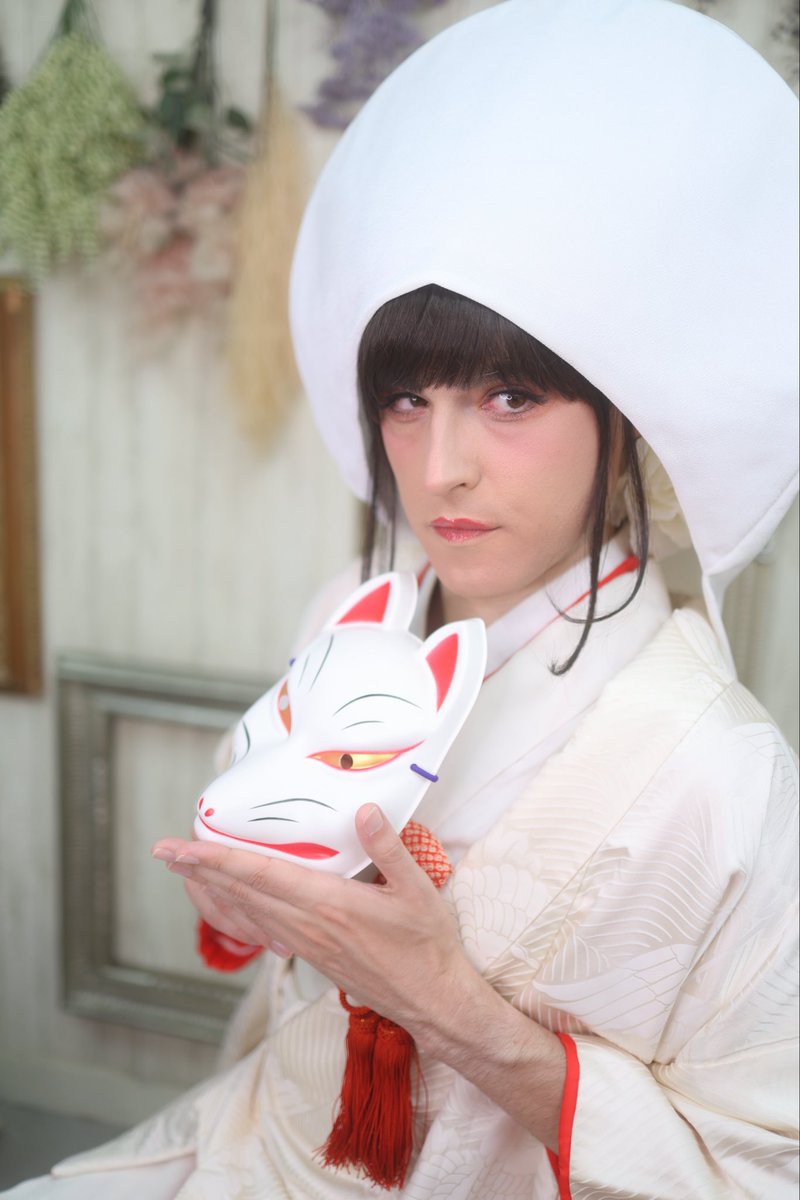 Remi_sugar's tweet photo. 白無���はかわいい! ❀◕ ‿ ◕❀

👘: @yumemirujsalon
#男の娘 
#女装 
#白無垢 https://t.co/AGyCL1WeIC