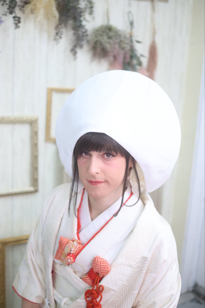 Remi_sugar's tweet photo. 白無���はかわいい! ❀◕ ‿ ◕❀

👘: @yumemirujsalon
#男の娘 
#女装 
#白無垢 https://t.co/AGyCL1WeIC