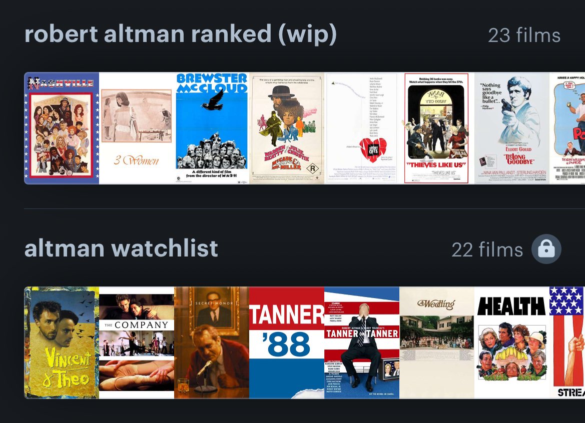 halfway through his filmography…