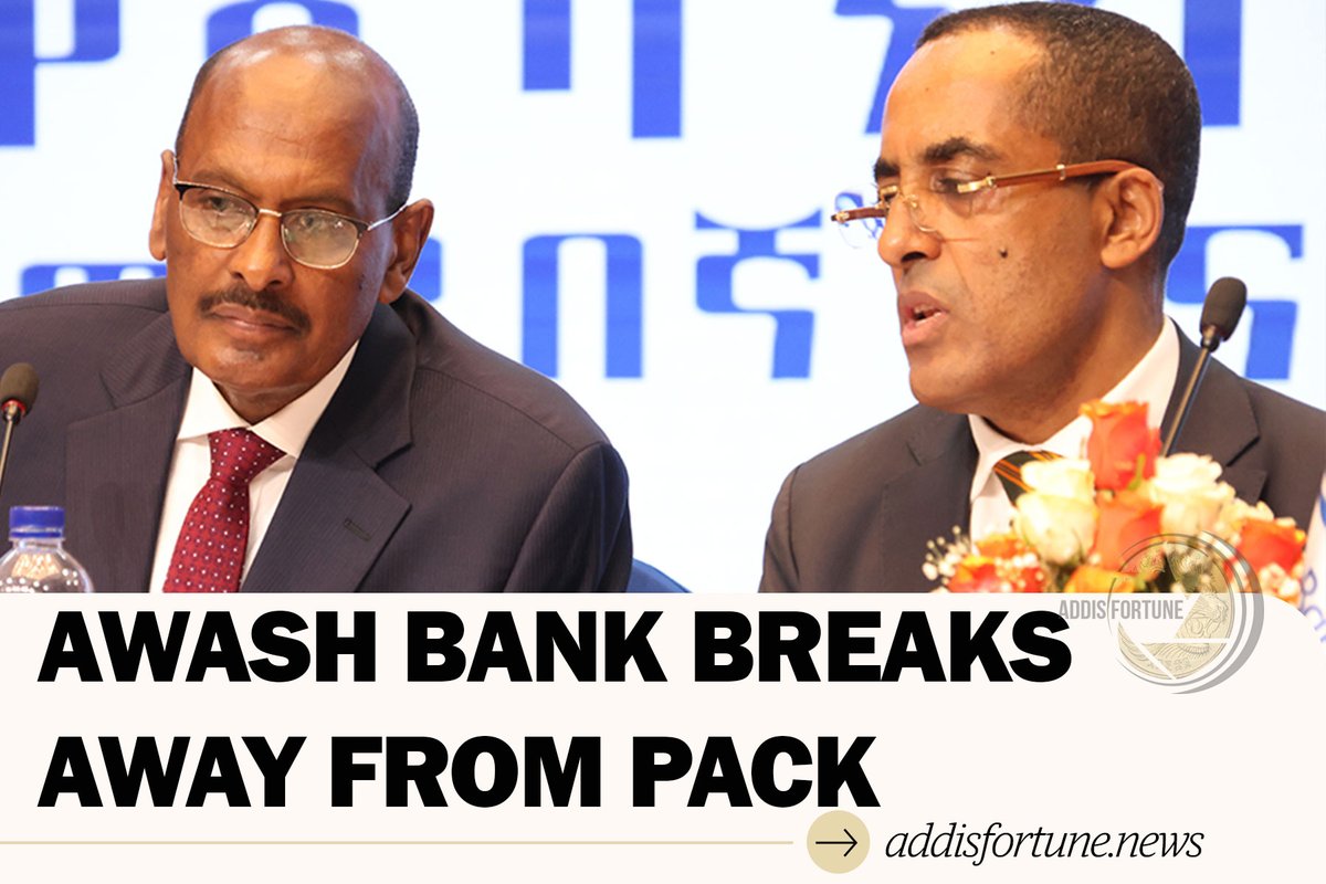 addis_fortune's tweet image. Awash Bank, under the stewardship of Board Chairman Gure Kumsa (Left) and its President Tsehay Shiferaw, delighted its shareholders at a meeting at Skylight Hotel on Saturday. #Awash #Banking #Performance

Read more - shorturl.at/7As8s