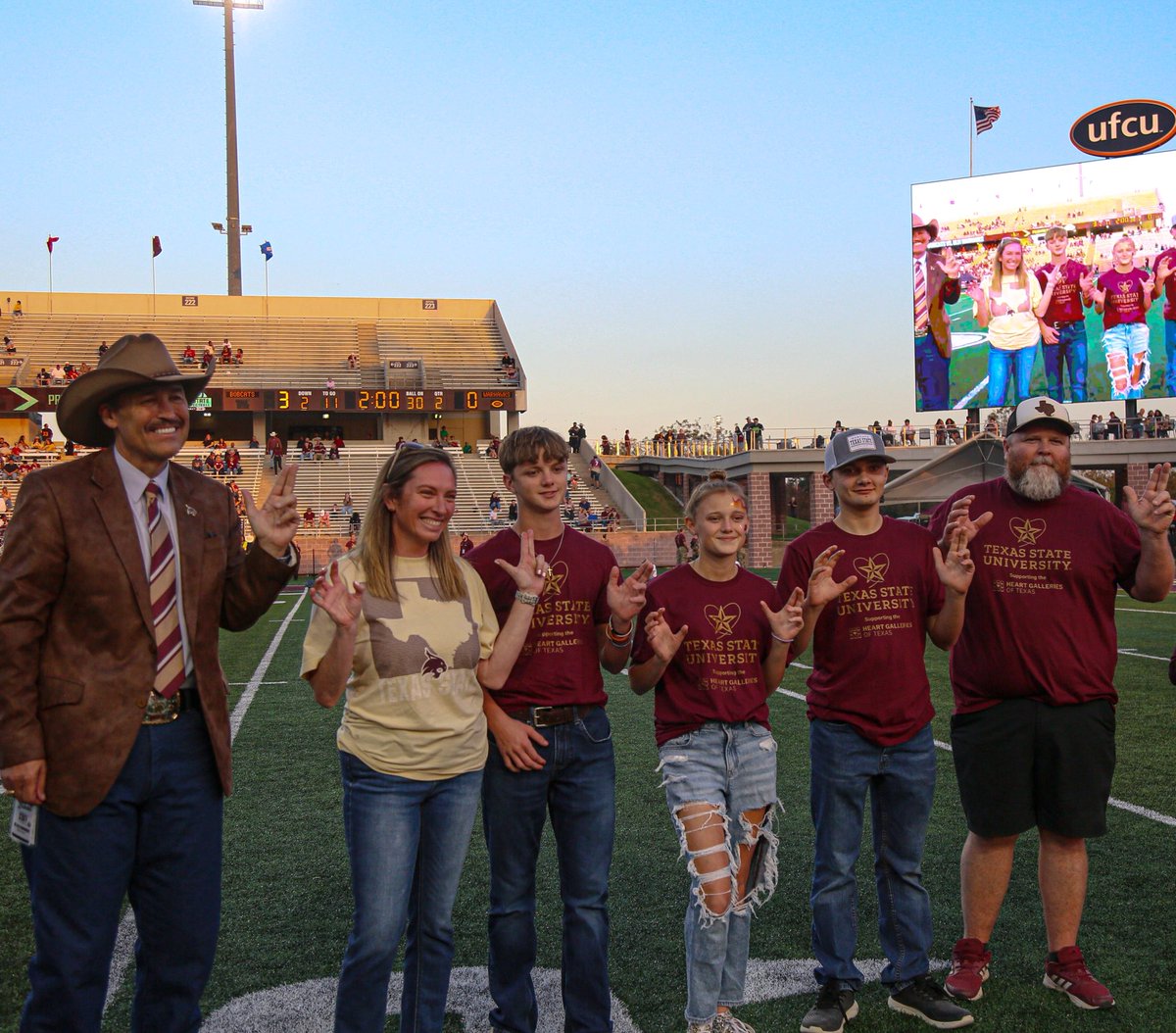 TxStateBobcats's tweet image. Celebrating National Adoption Month with Heart Galleries of Texas! 💛

Thank you to Erin Smith and all advocates for their dedication to children in foster care — your work changes lives. 🐾 

#EatEmUp