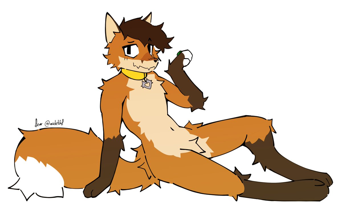 _kithas_'s tweet image. first time drawing a fox..