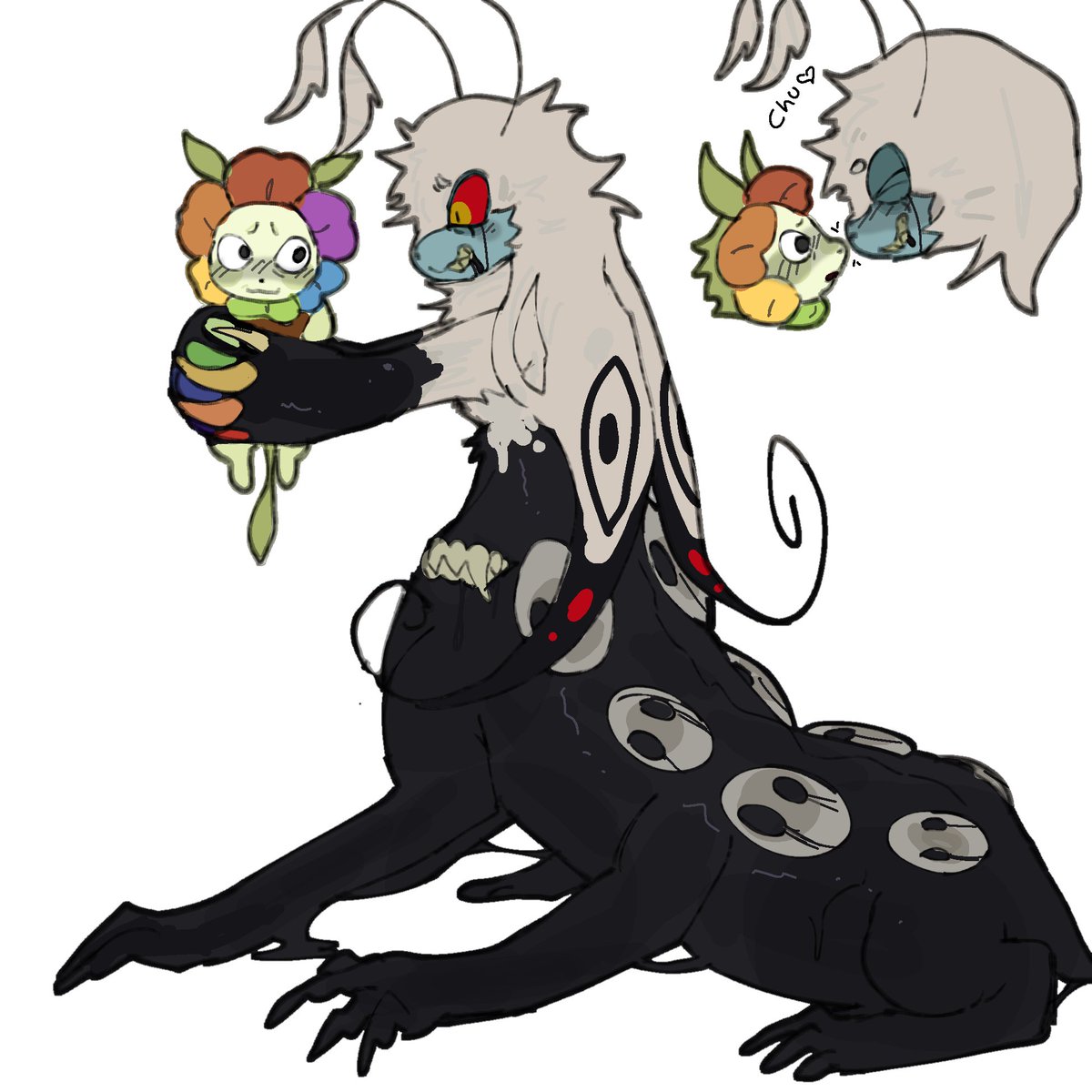 Zaogirii's tweet image. (Changed vinnie&apos;s design to make him look more like a lethal)

#yumeship #dandysworld #dandysworldart #dandydandysworld #yumeshipart