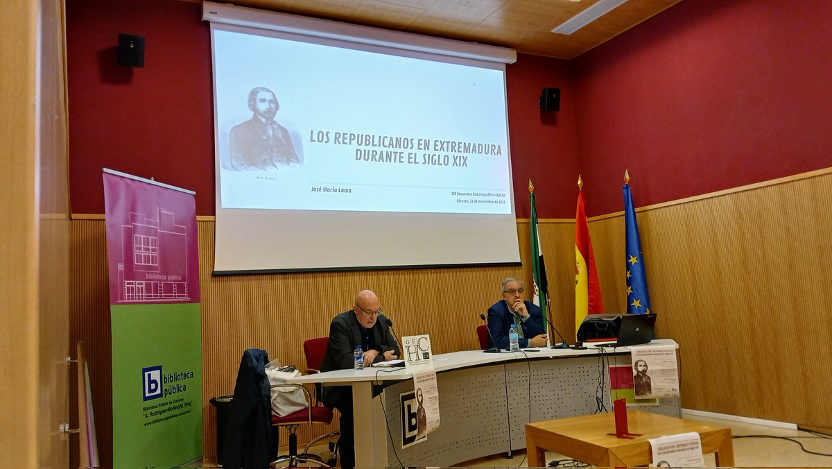 📷Imágenes generales de nuestro XIX Encuentro Historiográfico📚✍️ "Orígenes del republicanismo en #Extremadura durante el siglo XIX"📜
¡Muchas gracias por la asistencia!