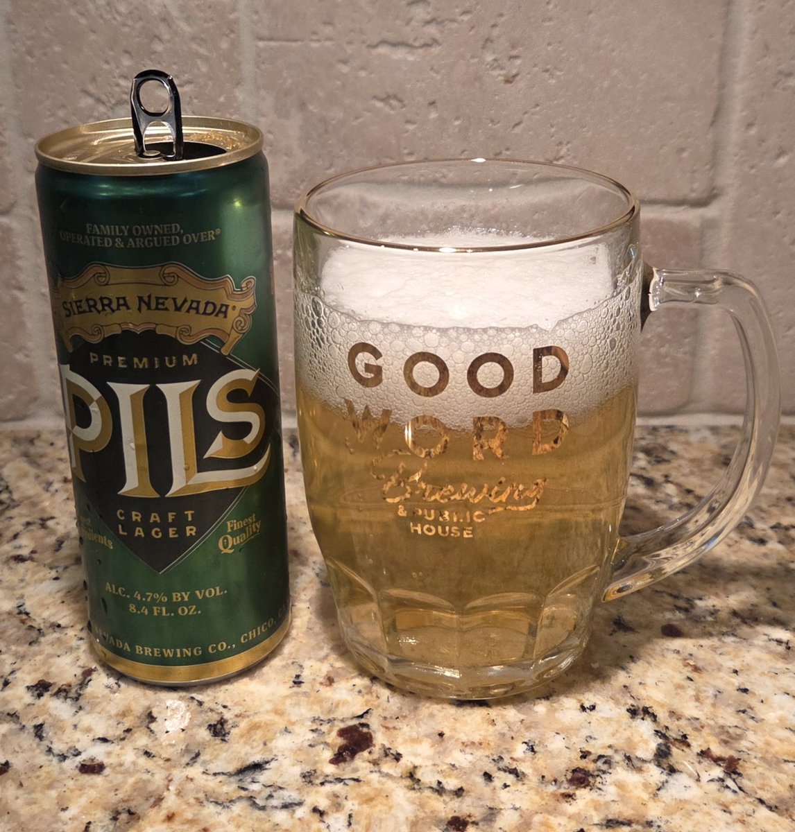 Still have some of these crushable <a href="/SierraNevada/">Sierra Nevada Beer</a> Pils left. Cheers!