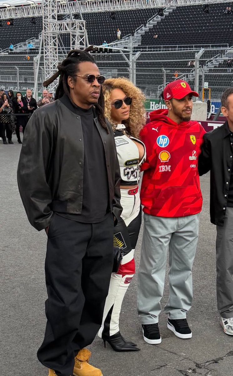beyhivecombr's tweet image. 🚨 BEYONCÉ, JAY-Z &amp;amp; LEWIS HAMILTON