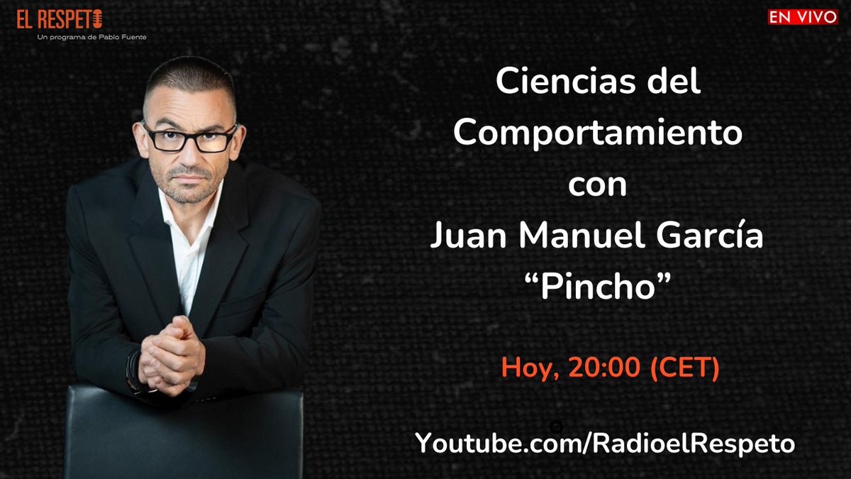 PabloFuente's tweet image. Vivimos rodeados de guerra, polarización y ruido.
¿Tiene sentido hablar de empatía, neuronas espejo y escucha activa en 2025?
Se lo preguntamos hoy en directo a Juan Manuel García “Pincho” @pincholeto, experto en comportamiento humano.
youtube.com/live/x3xlV-tN4…