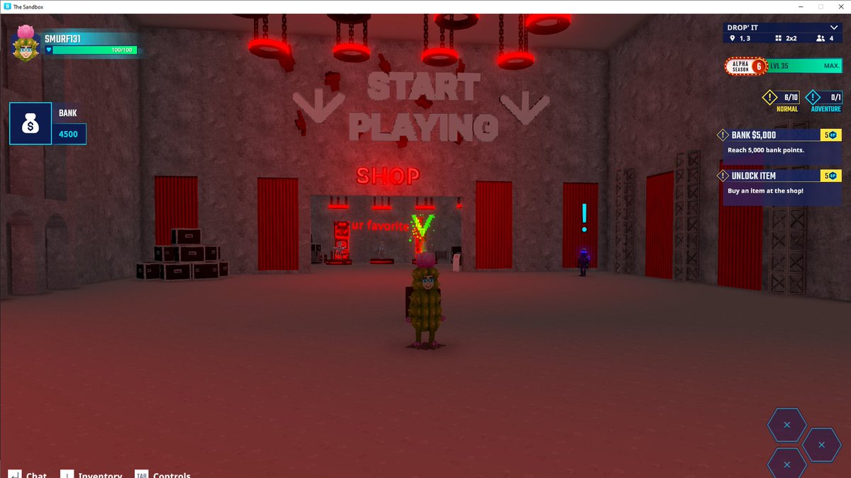 Who else saw the color switch? <a href="/TheSandboxGame/">The Sandbox</a>  tsbga.me/TheSandbox