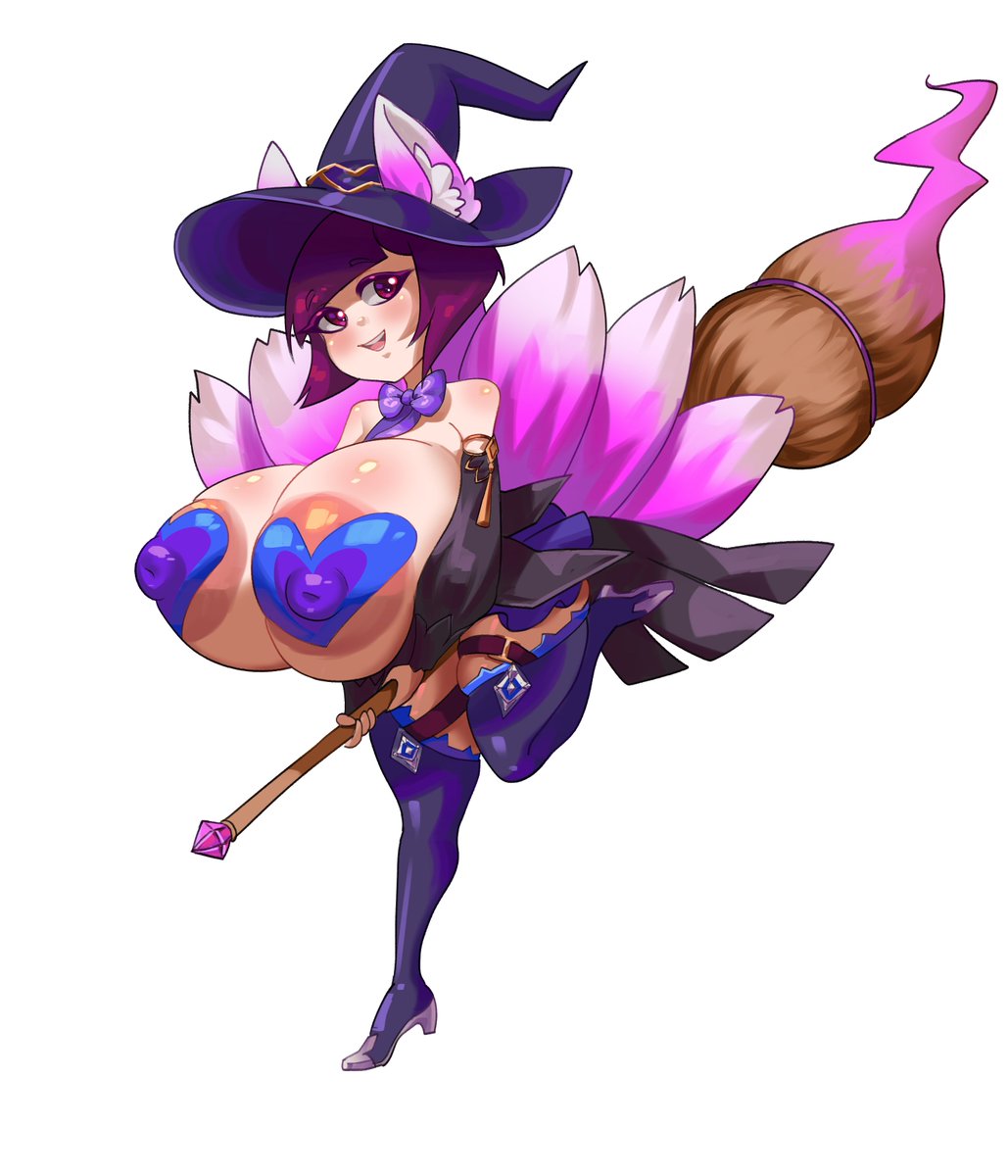 dears, can we talk about how cute and sexy Kami is and in chibi style, she is EVEN more cute, look those boobs they're mesmerizing!
Thanks <a href="/AmonetOliver/">Oliver Amonet</a> for commissioning this cutie