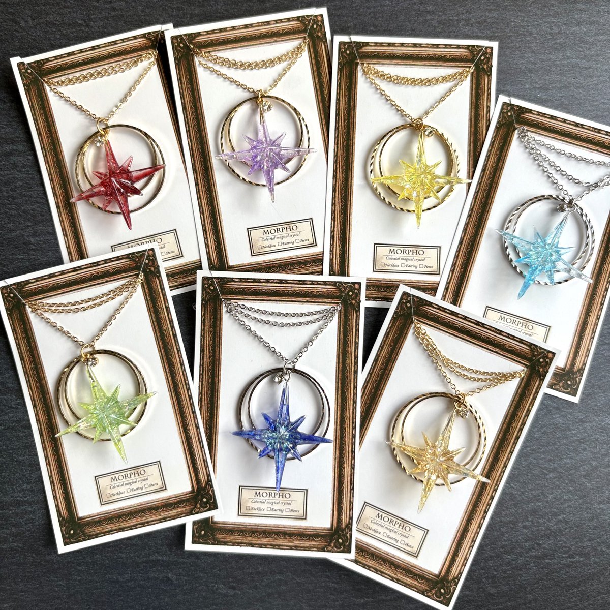 #色違いで欲しくなる日
おはようございます✨
カラフル、キラキラなお星様🌟
推しカラーを見つけて欲しい！