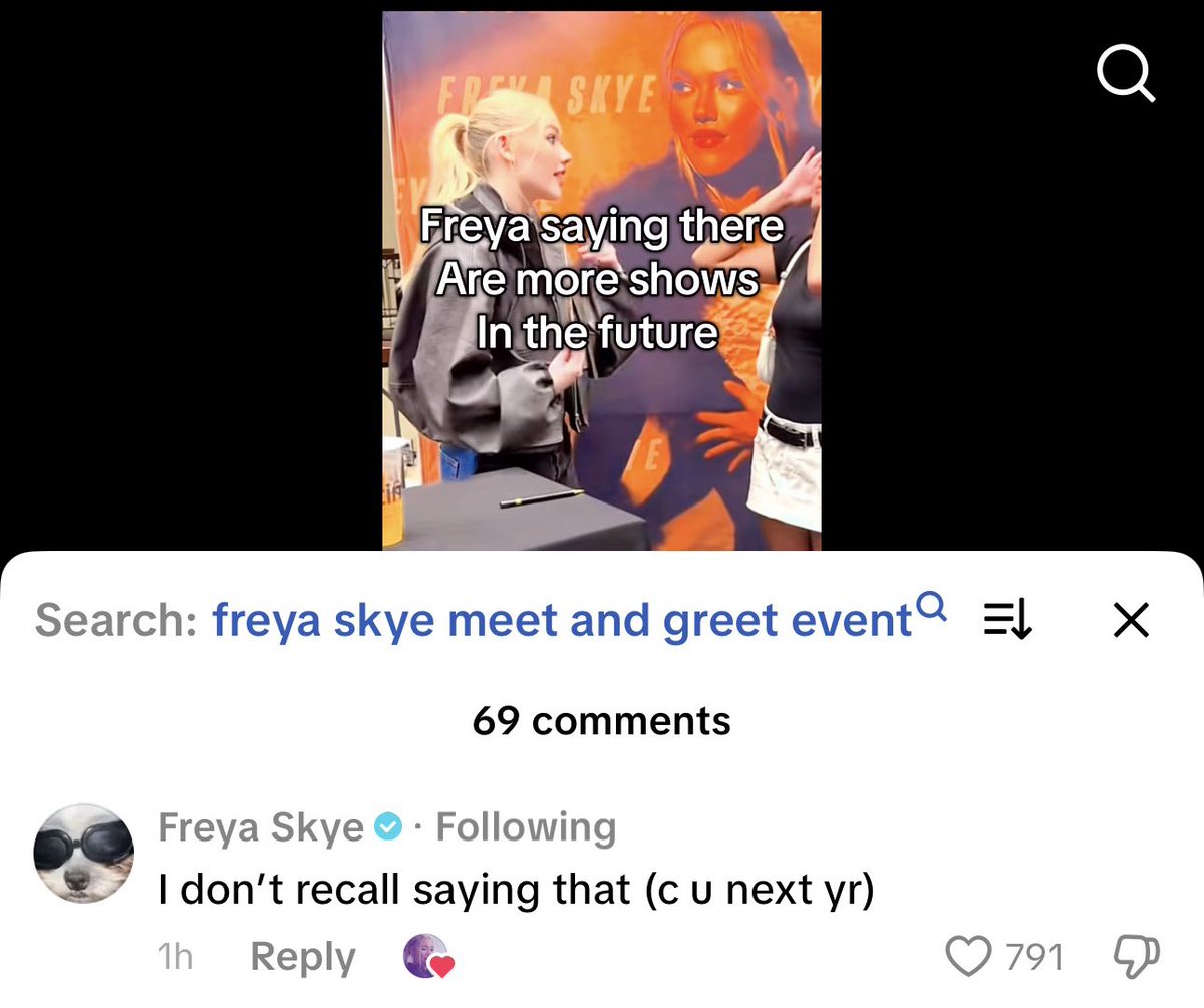freyliahq's tweet image. freya teased more shows in the future!!!