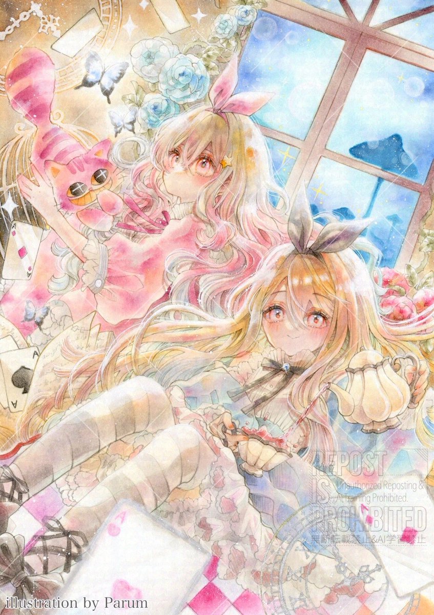 papapaparum's tweet image. #三連休はフォロワーさんが増えるらしい 
#絵柄が好みって人にフォローされたい 

最近は立体感のある箔にはまりつつ、水彩やコピックで楽しく絵を描いてます🌸
よろしくお願いします✧*