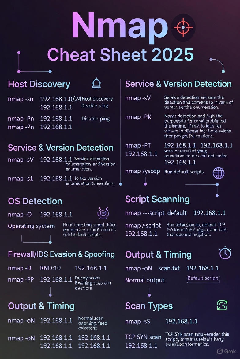 Keith_Griffiths's tweet image. How to Start Network Scanning Like a Pro with Nmap (Detailed Beginner-to-Intermediate Guide)

keithgriffiths.co.uk/2024/12/the-be…

#nmap #nmapcheatsheet #NetworkSecurity