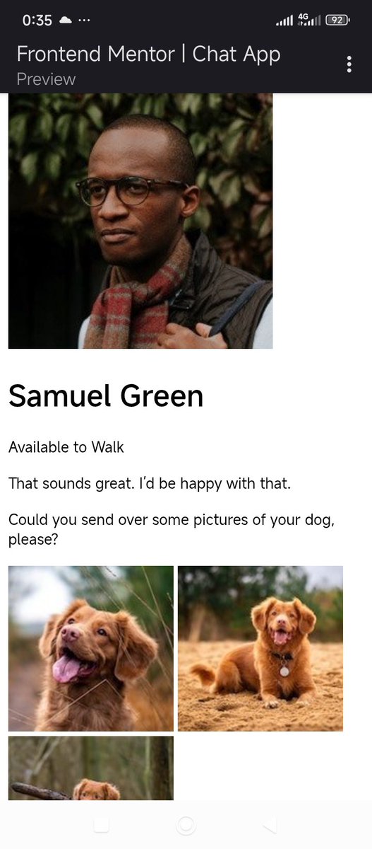 LauraTolofari2's tweet image. Hi👏
Day 27 of coding with my phone 
I started a new challenge from @frontendmentor . I worked on the HTML structure, styling starts soon.
The last image is the design I&apos;m trying to recreate.
#100daysofcodingchallenge