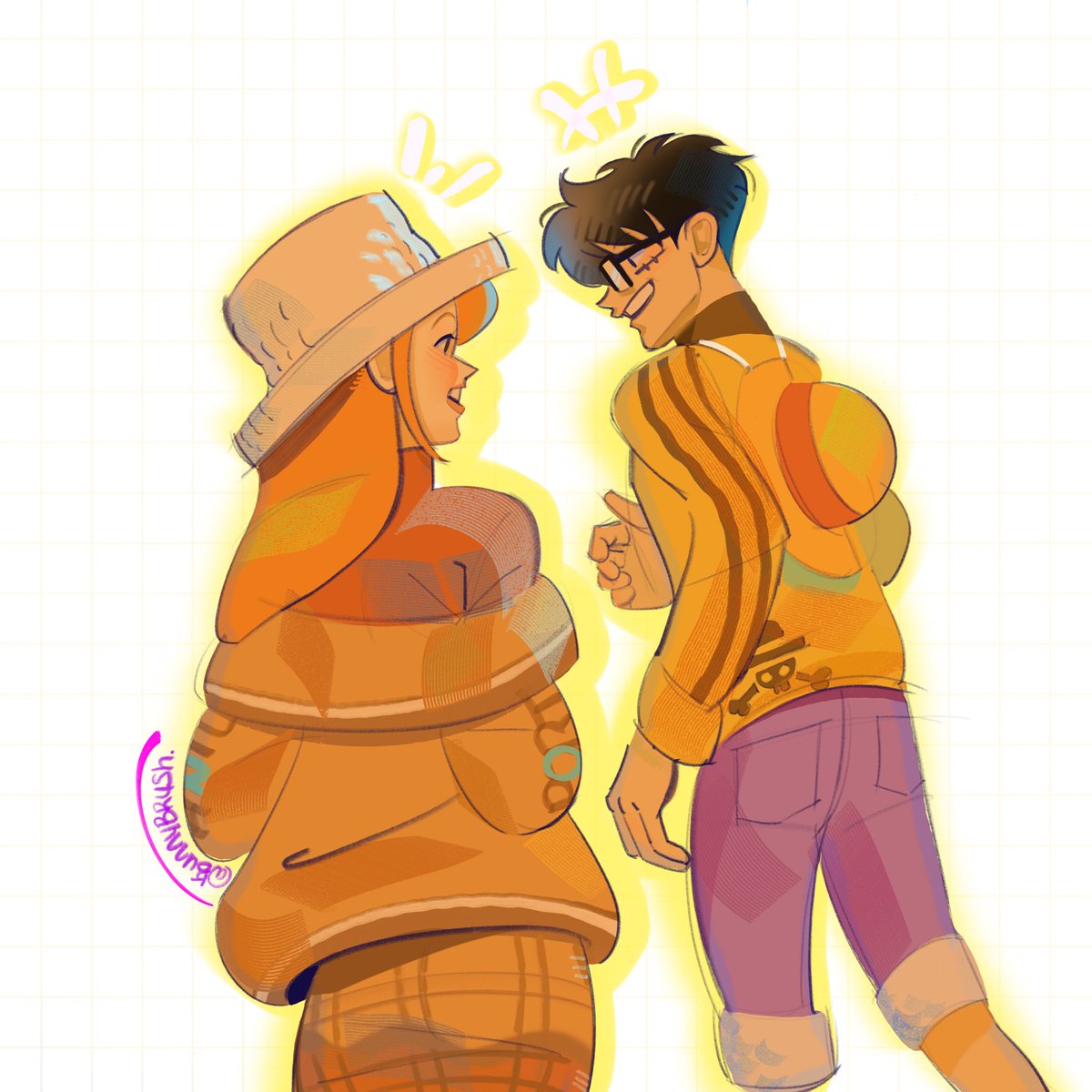 Bunnybrush_'s tweet image. They are dating‼️ (Oda said I should tell you guys)
#Lunami