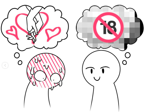 Alehfred's tweet photo. LMAO they're gonna be this meme
and yes, the one on the left is Jaekyung ahhahaahahahah

#Jinxmanhwa #징크스 https://t.co/kd9MTpHN0c